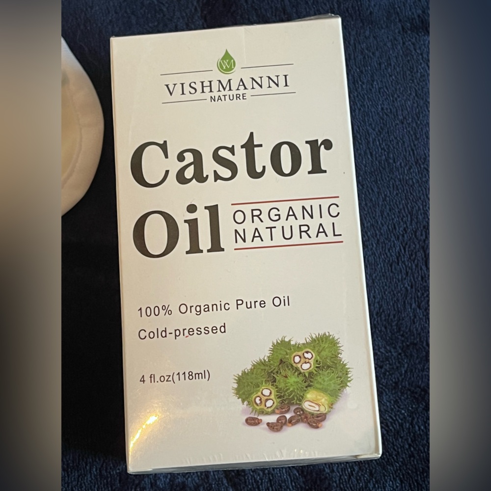 Vishanni Nature Organic Castor Oil with oil pack
